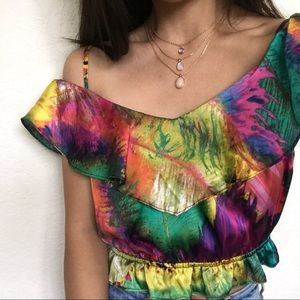 Tropical crop top🌴